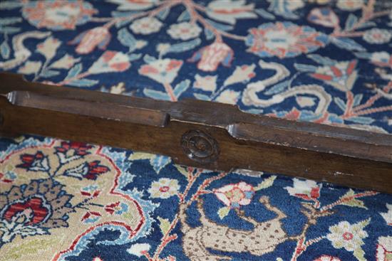 Attributed to A.W.N.Pugin. A Victorian gothic revival marquetry inlaid walnut library table, W.6ft D.3ft H.2ft 5in.
